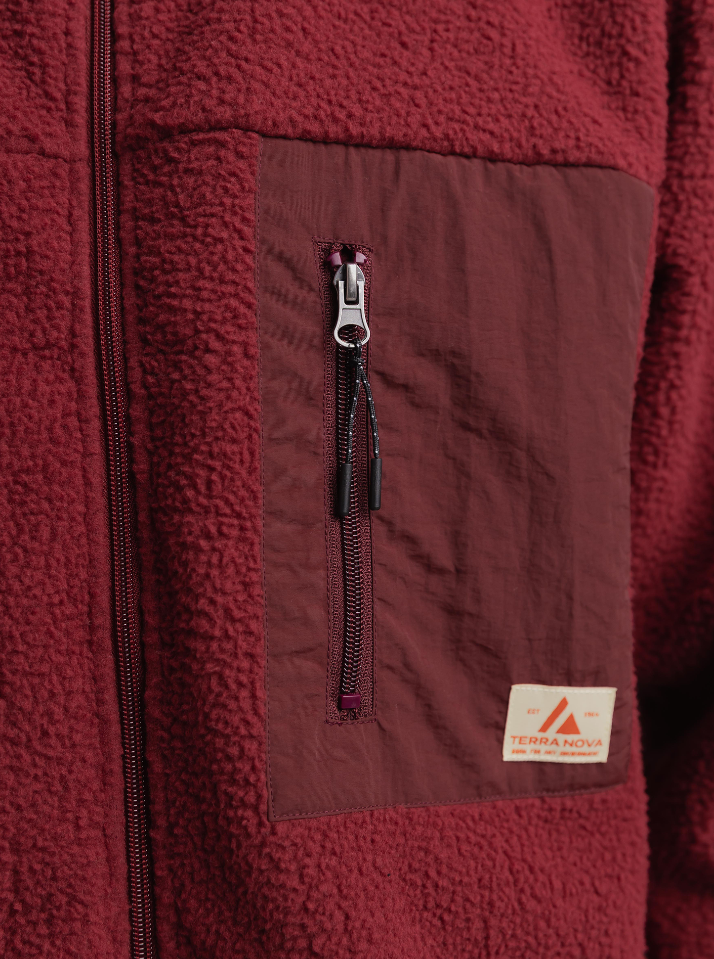 
                  
                    Terra Sherpa Jacket in Crimson
                  
                