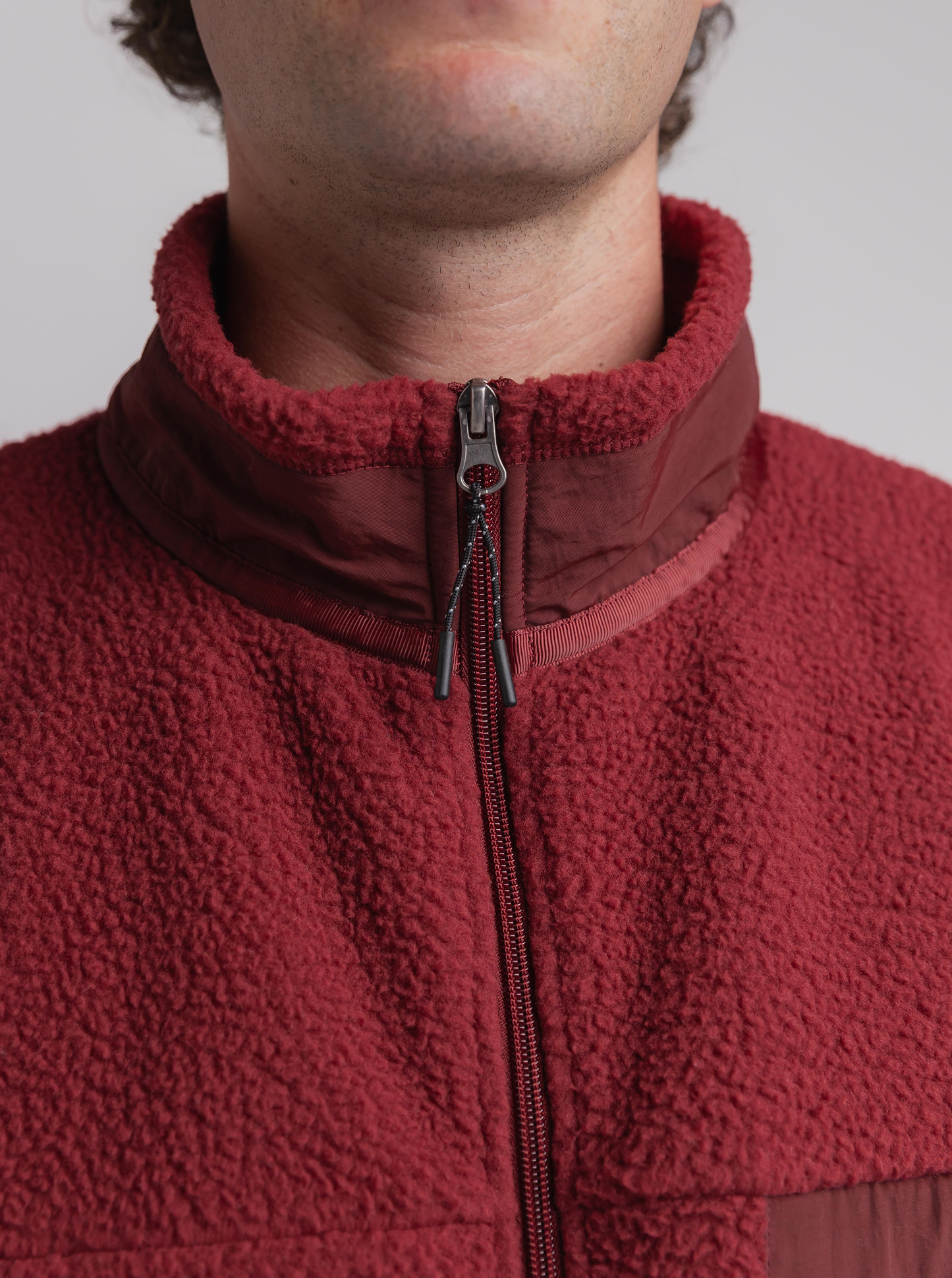 
                  
                    Terra Sherpa Jacket in Crimson
                  
                