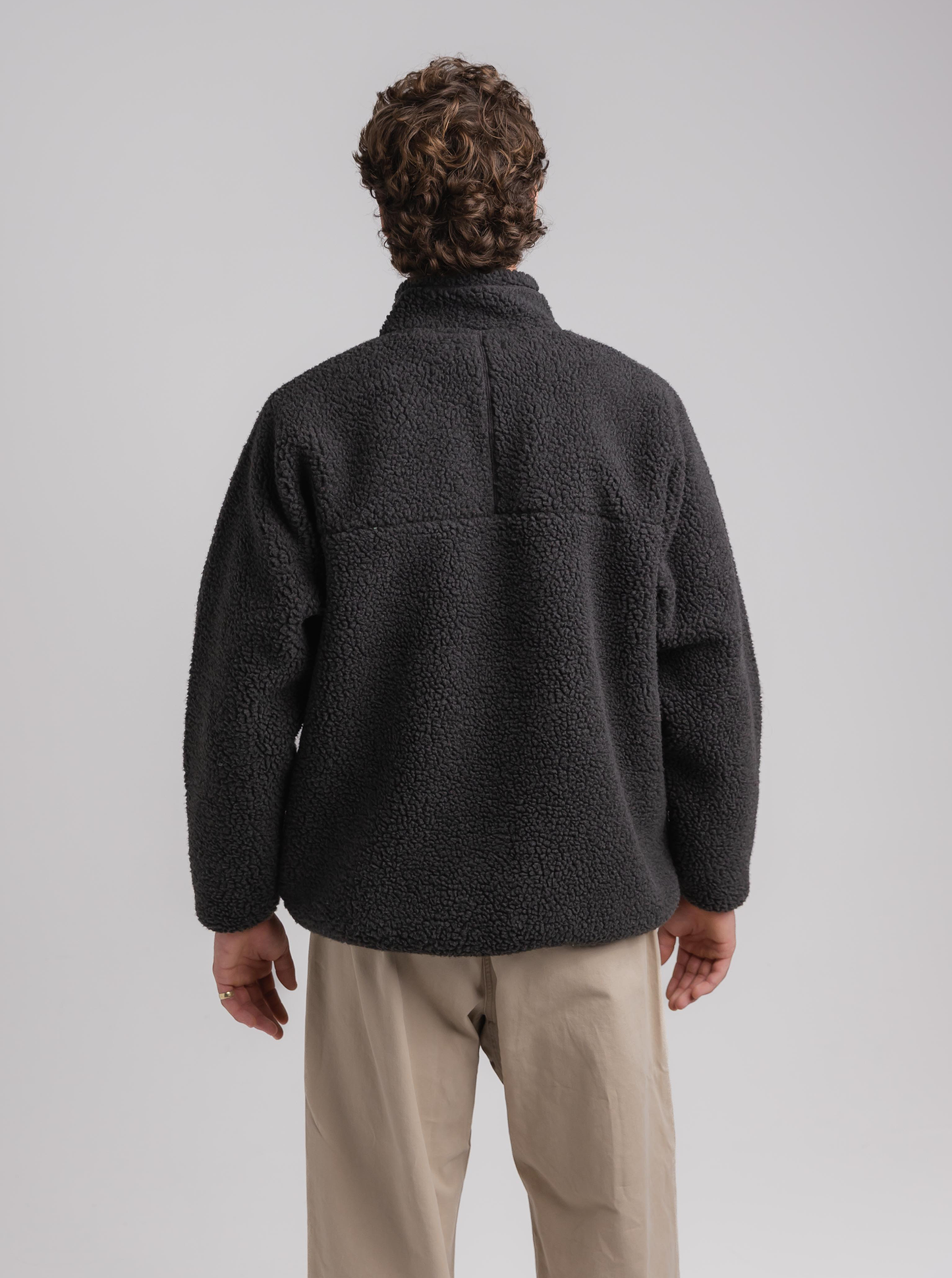 
                  
                    Fleece Jacket in Charcoal
                  
                